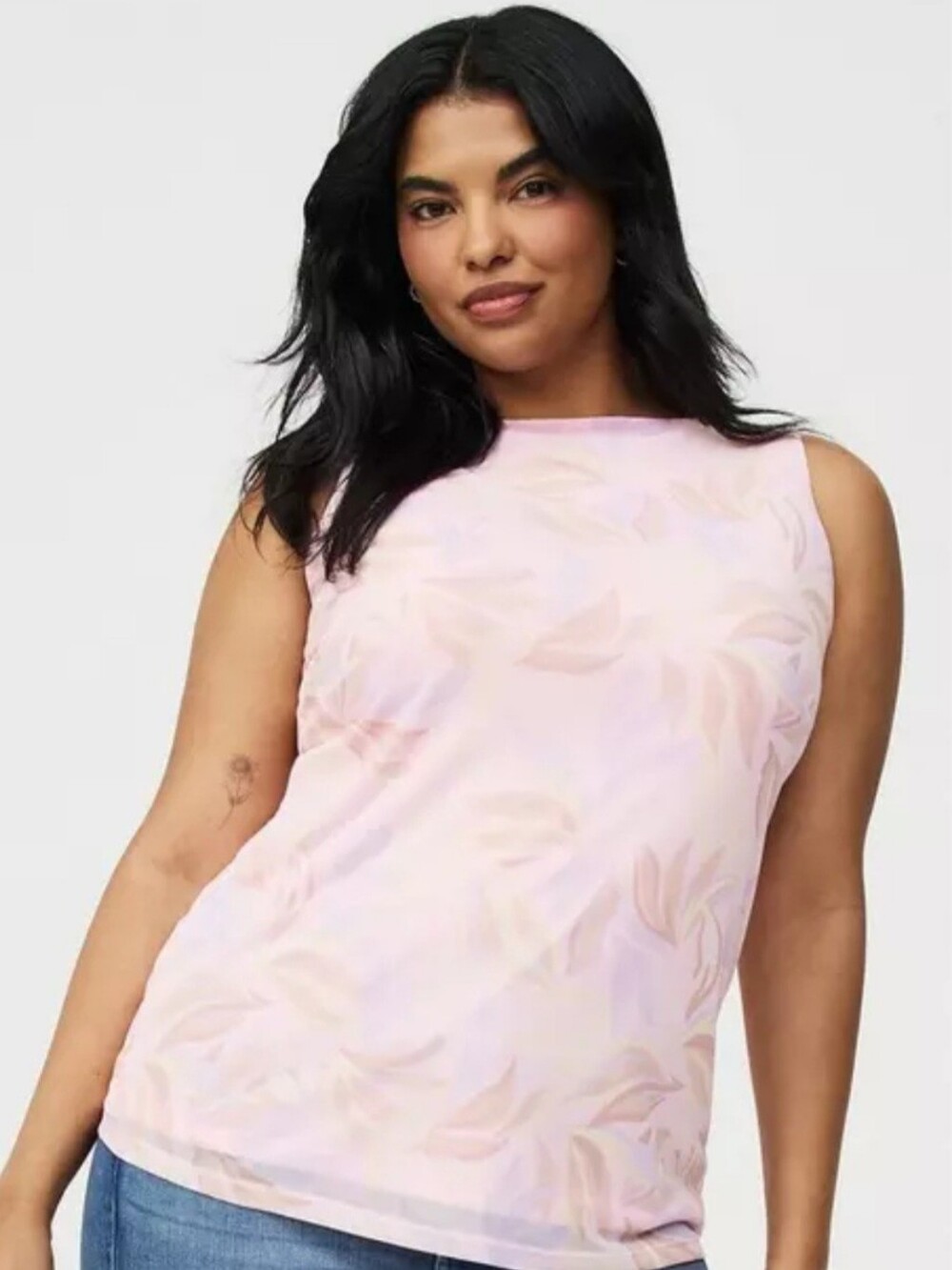 NWT Torrid Boat Neck Mesh Tank Size 3